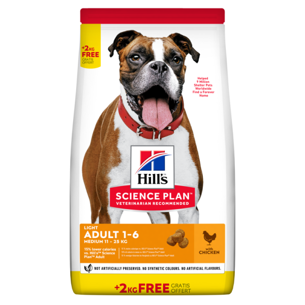 SP Canine Adult Light Medium Chicken šunų ėdalas su vištiena