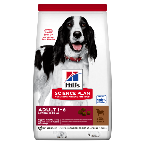 SP Canine Adult Medium Lamb & Rice šunų ėdalas su ėriena