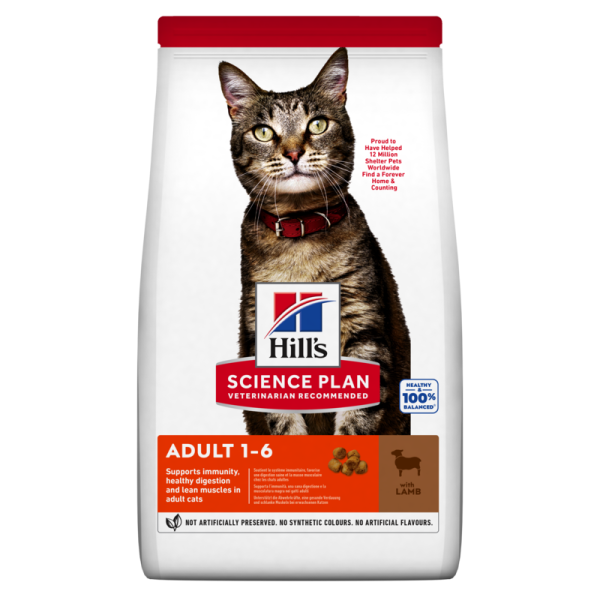 SP Feline Adult Lamb and Rice sausas kačių ėdalas su ėriena