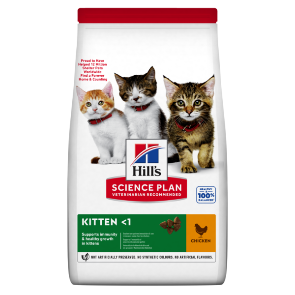 SP Kitten Chicken sausas kačiukų ėdalas su vištiena